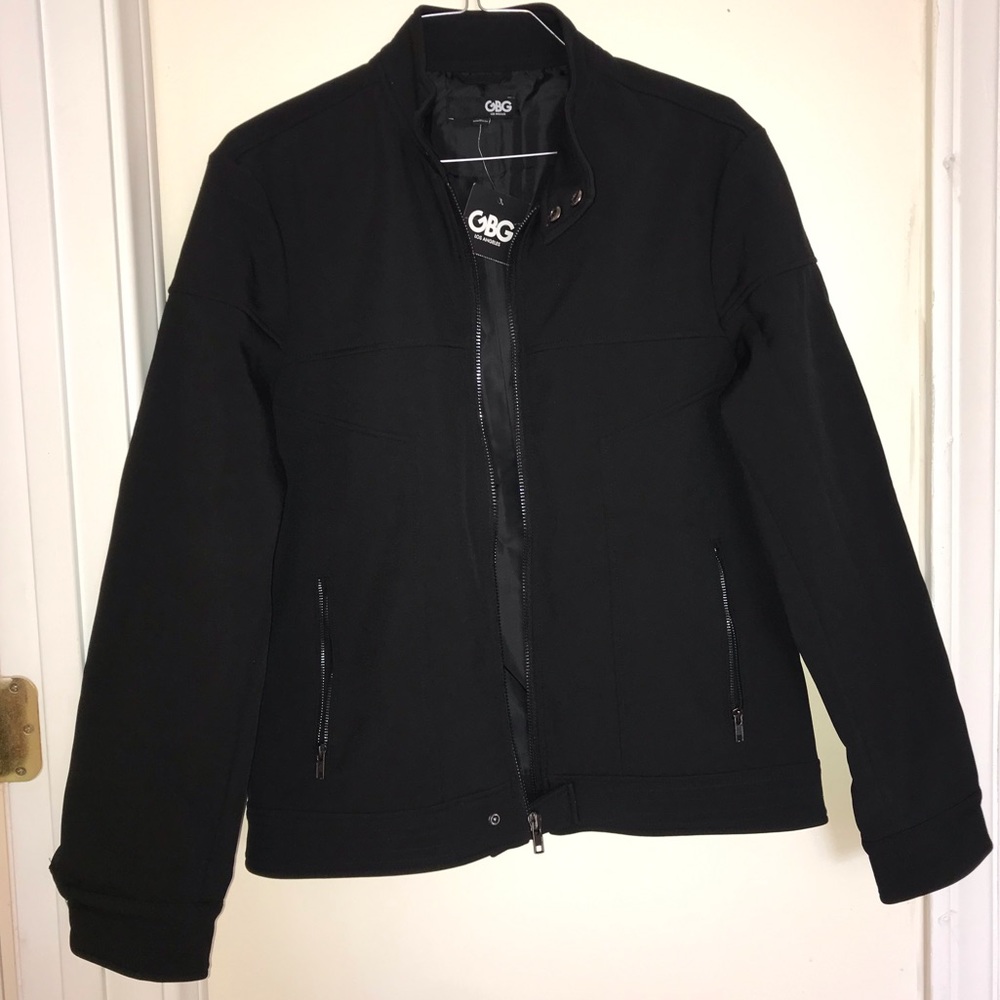 NEW. Men’s Black Guess Chano LS Jacket
